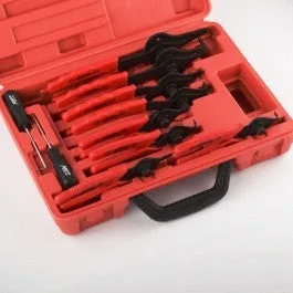 11 Piece Automotive Mechanics Snap Retainer Ring Plier Tool Kit Set Snapring Circup