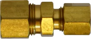 1/4" OD X 3/16" OD Brass Reducing Compression Union