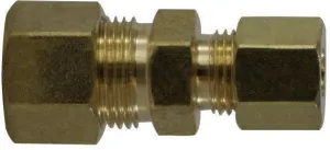 3/8” X 1/4” Lead Free Brass Compression Reducing Union