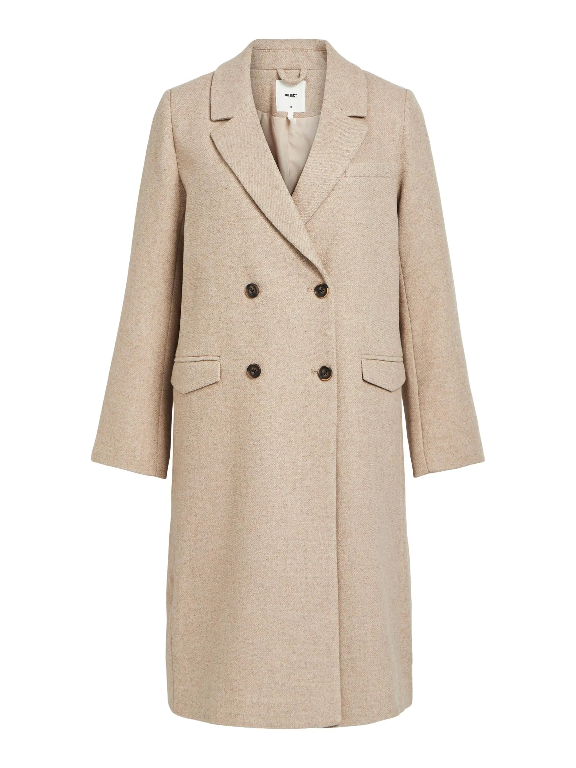 ADA LONG COAT (HUMUS/MELANGE)