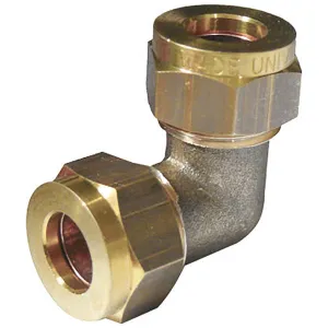 AG Gas Equal Elbow Coupling (3/8" Compression)