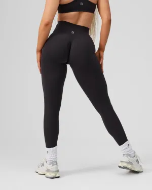 Aggressive Scrunch Legging - Onyx Black