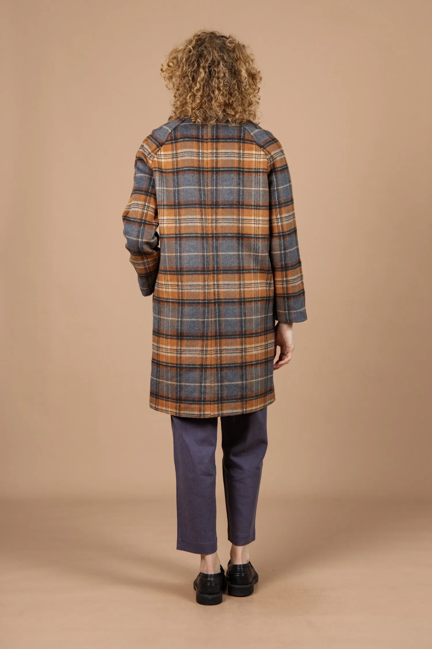 Alberta Car Coat / Dorset Brushed Plaid