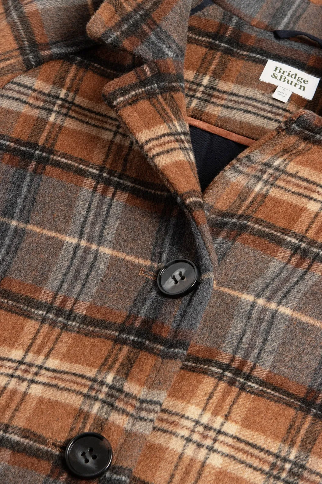 Alberta Car Coat / Dorset Brushed Plaid