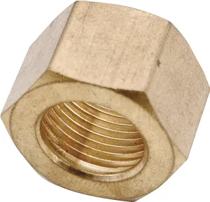 Anderson Metals 730061-08 Nut, Compression, Brass :BAG2: QUANTITY: 10