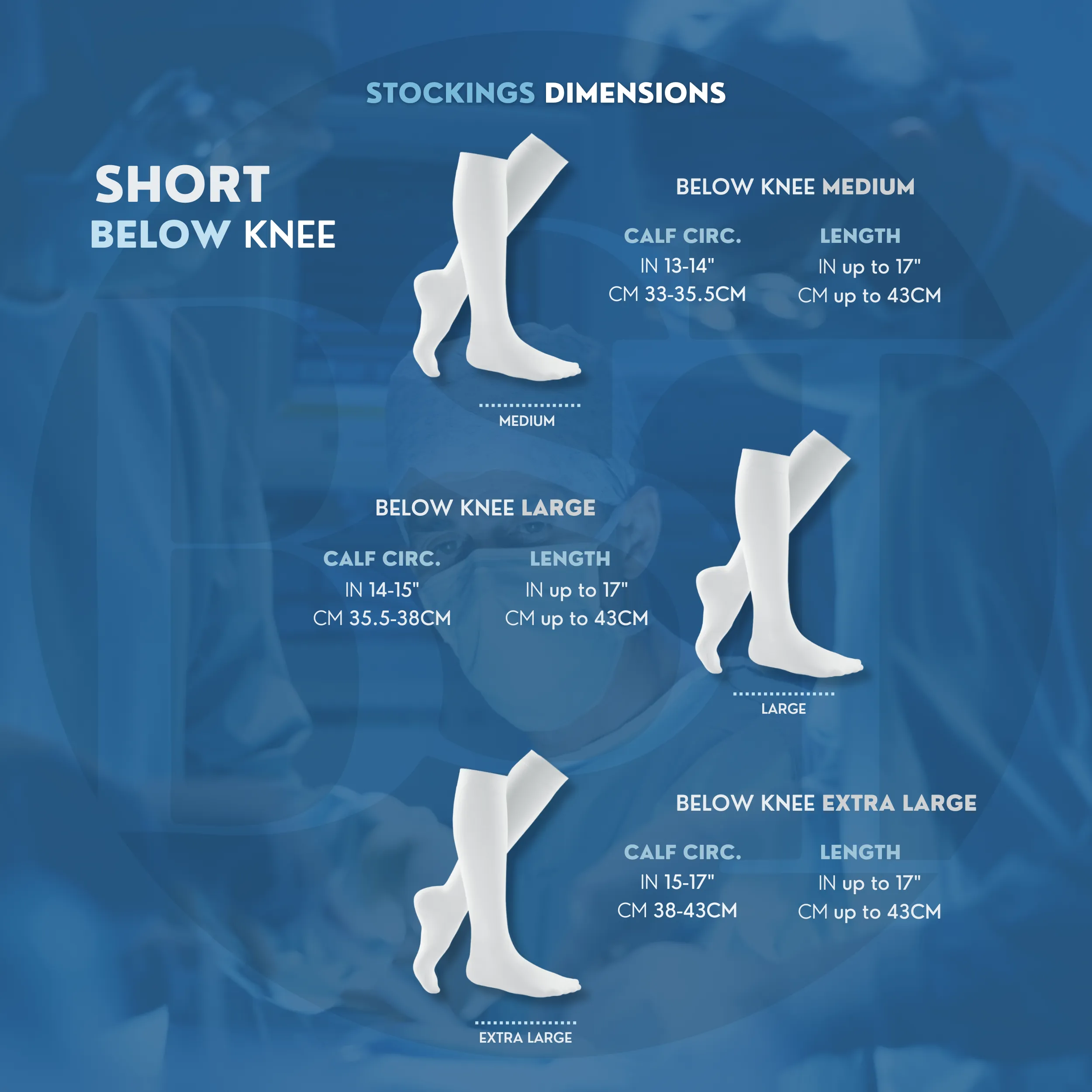 Anti-Embolism Elastic Socks | Compression Socks | Pair