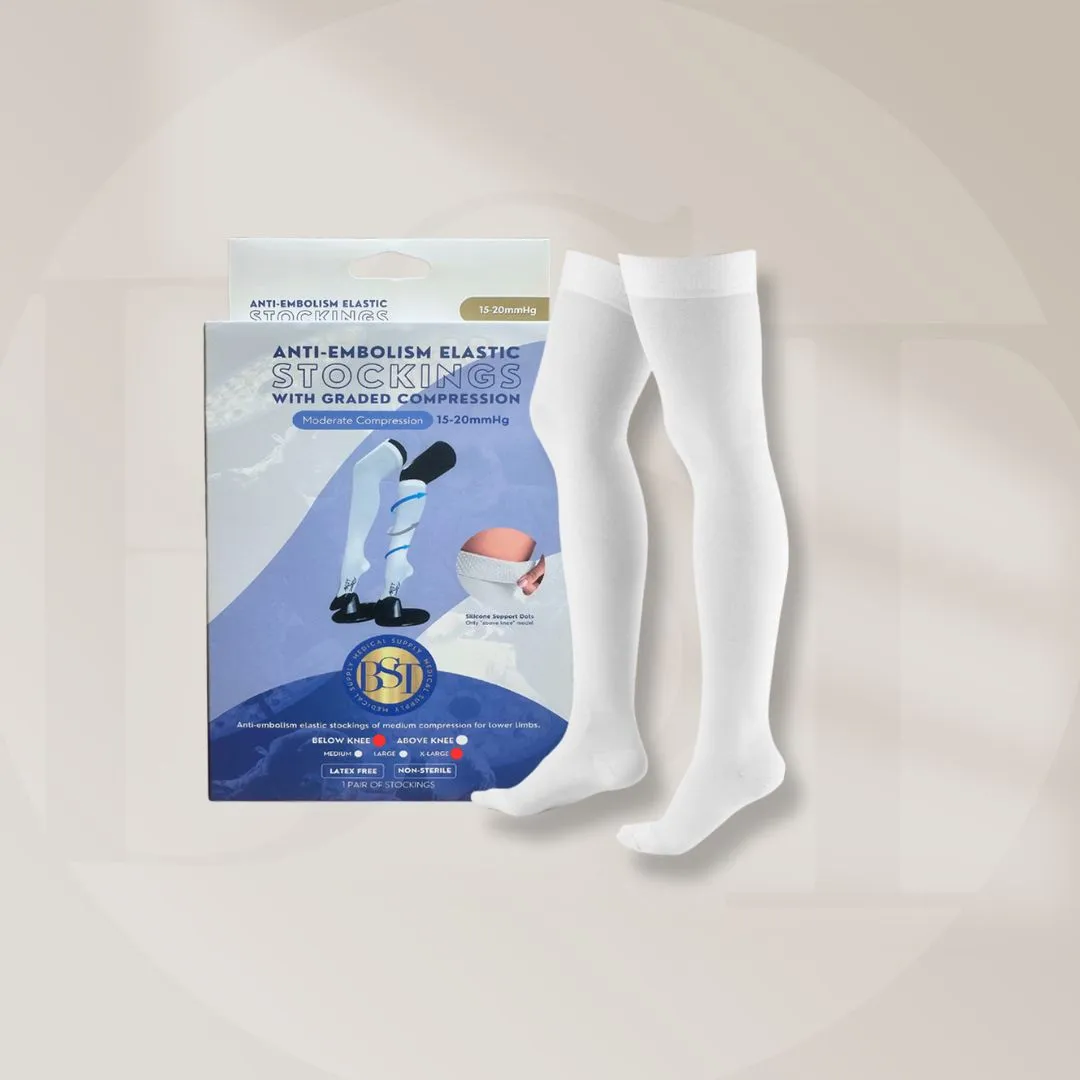 Anti-Embolism Elastic Socks | Compression Socks | Pair