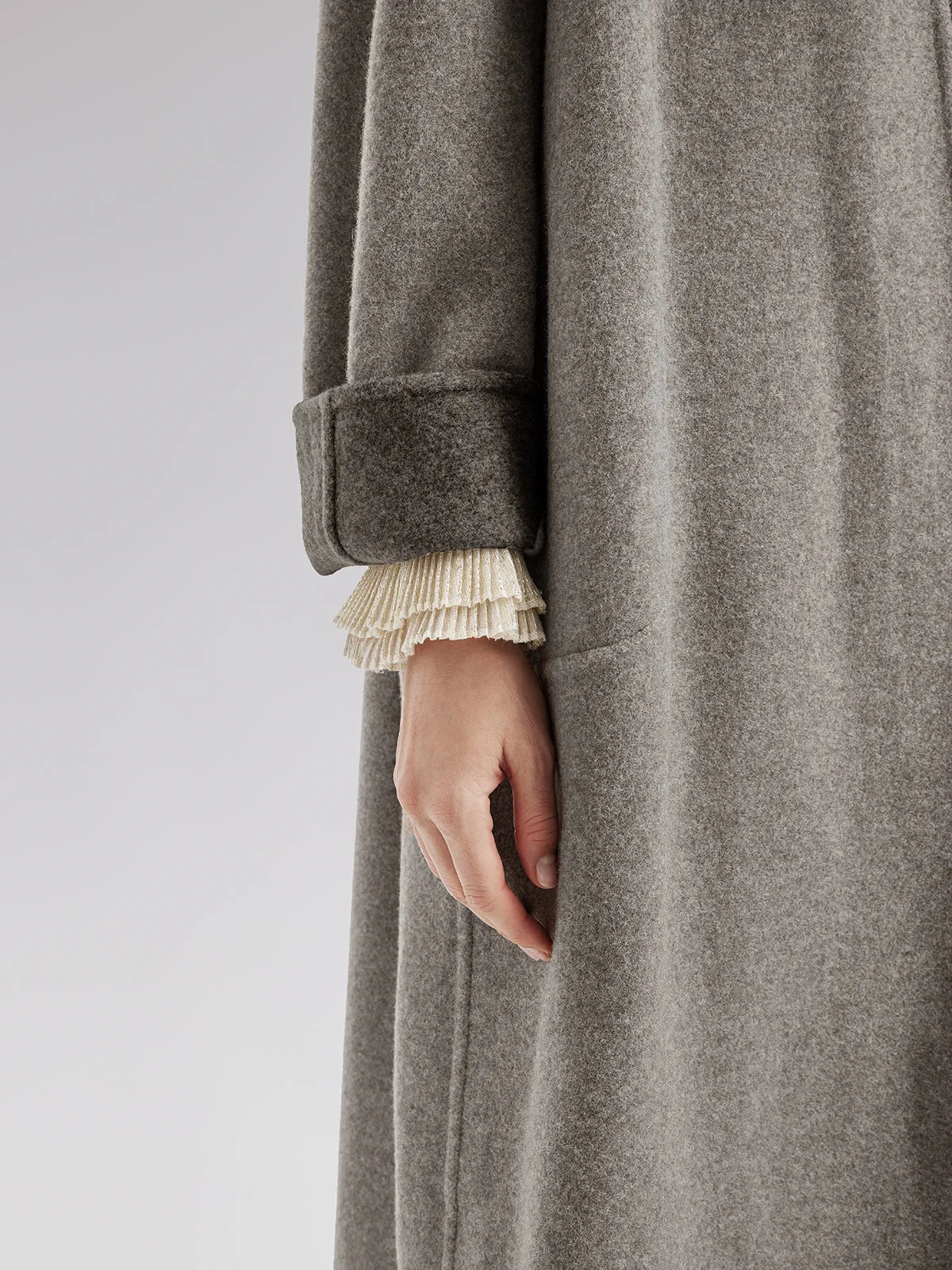 Australian Cashmere Cocoon Coat