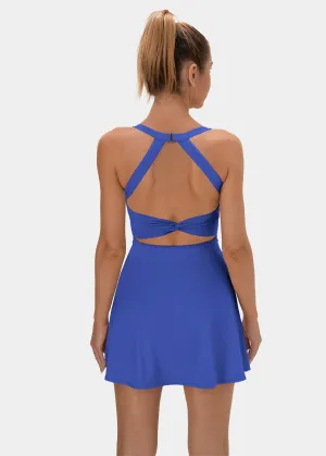 Backless Twisted Active Dress-Easy Peezy Edition