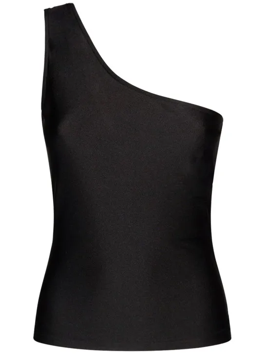 Balenciaga   Asymmetric nylon tank top 