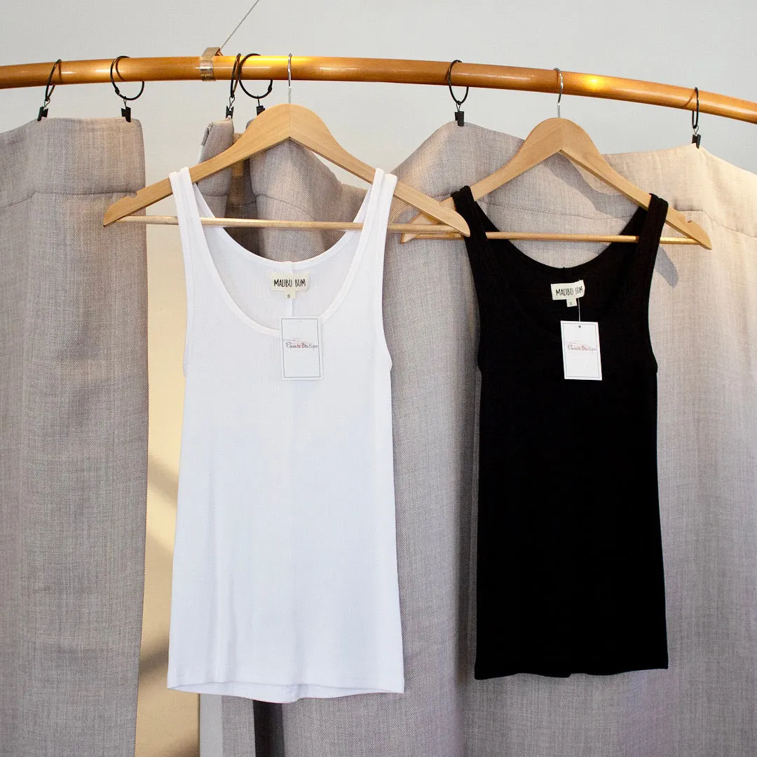 Basic Ribbed Tank Top