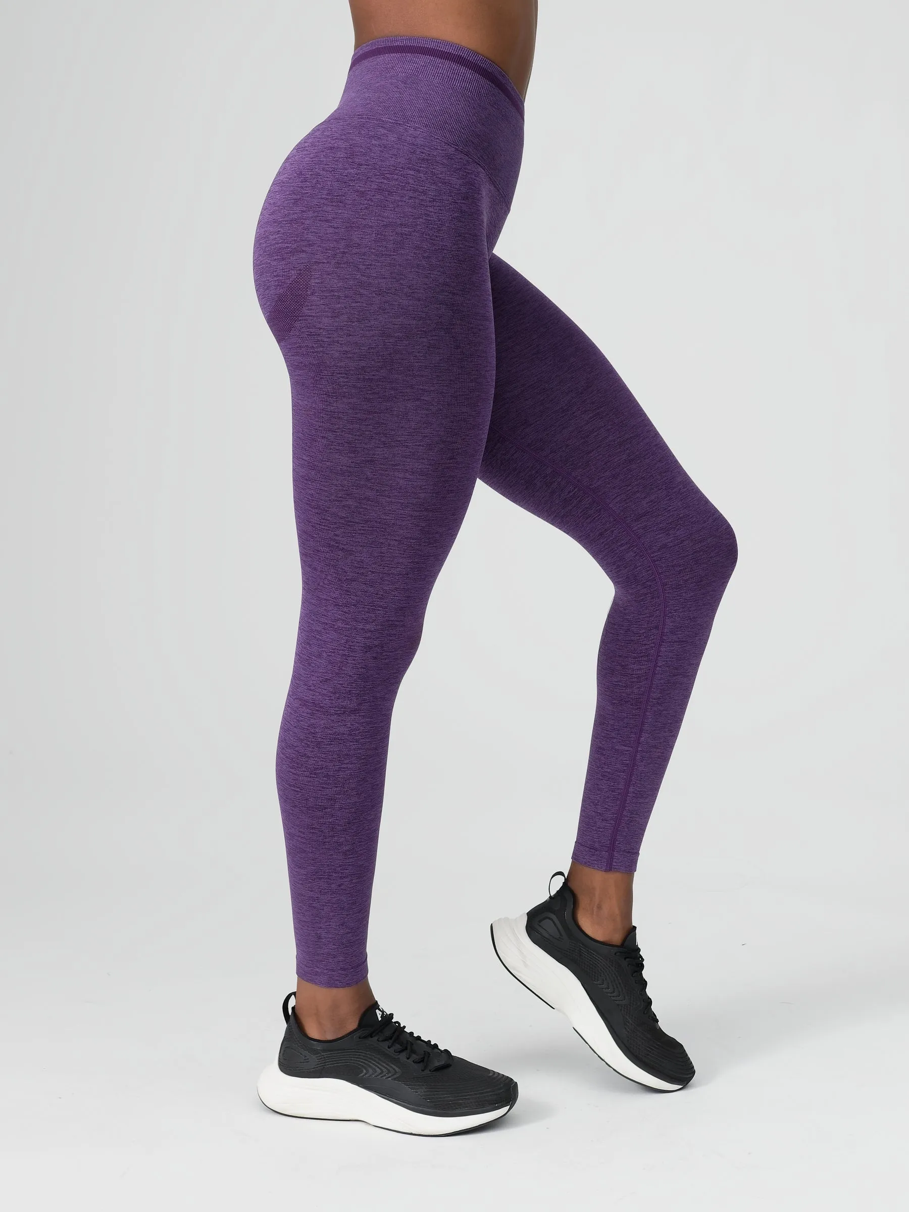 BBL Seamless Legging - Eggplant Purple