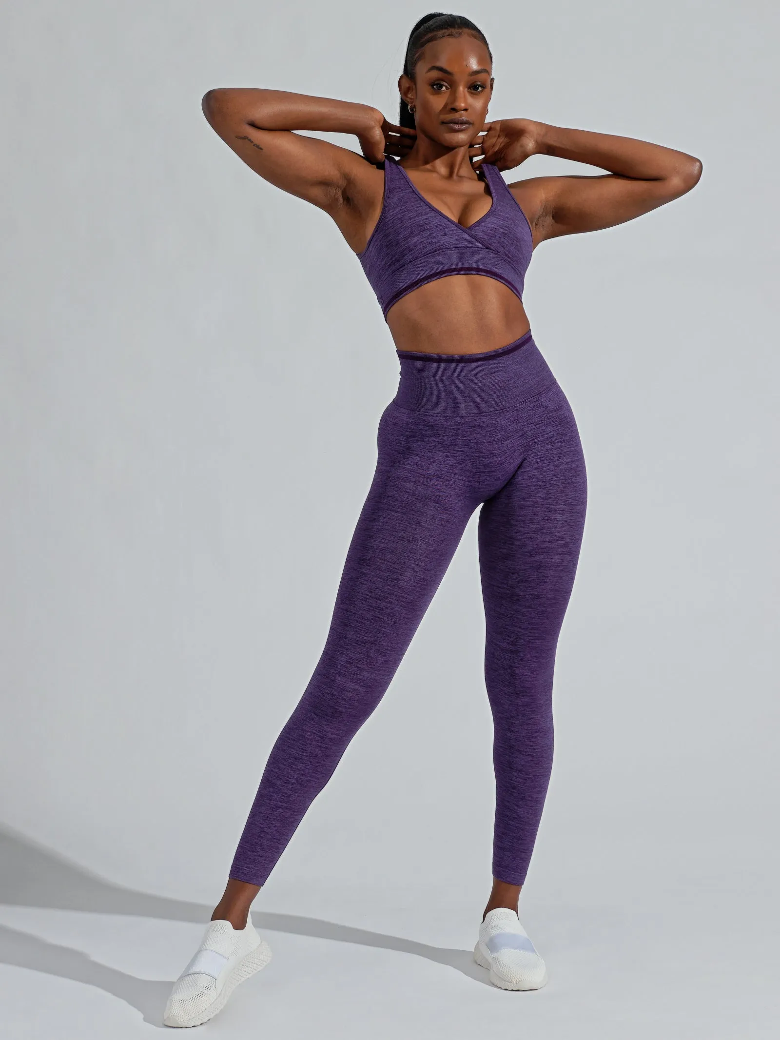 BBL Seamless Legging - Eggplant Purple