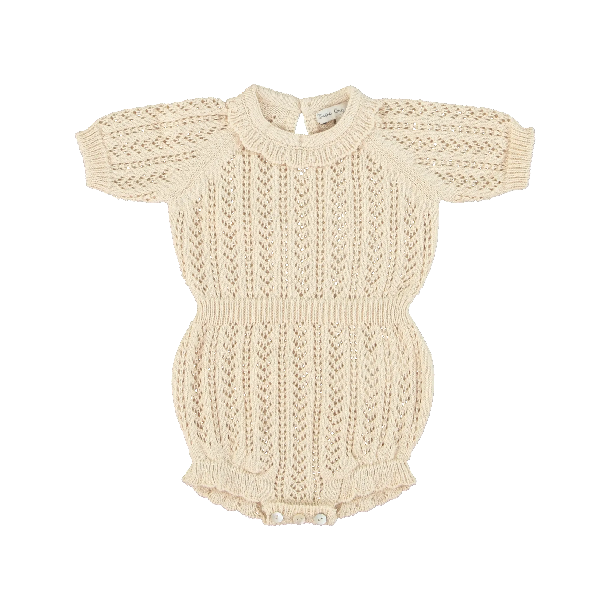 Bebe Organic Nora Romper Natural