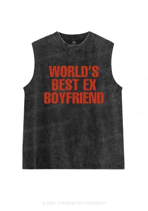 Best Ex Boyfriend Y2K Washed Tank Cherrykitten