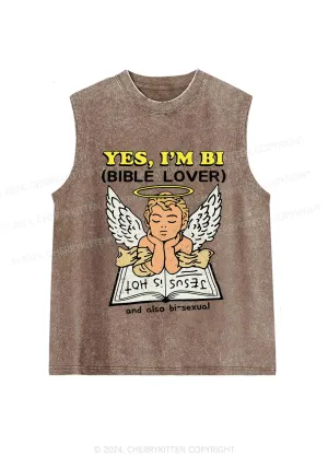 Bible Lover Y2K Washed Tank Cherrykitten