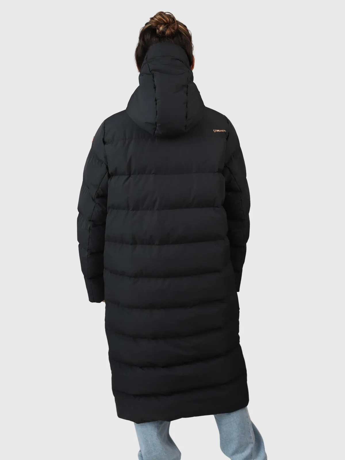 Bigsur Women Long Puffer Coat | Black