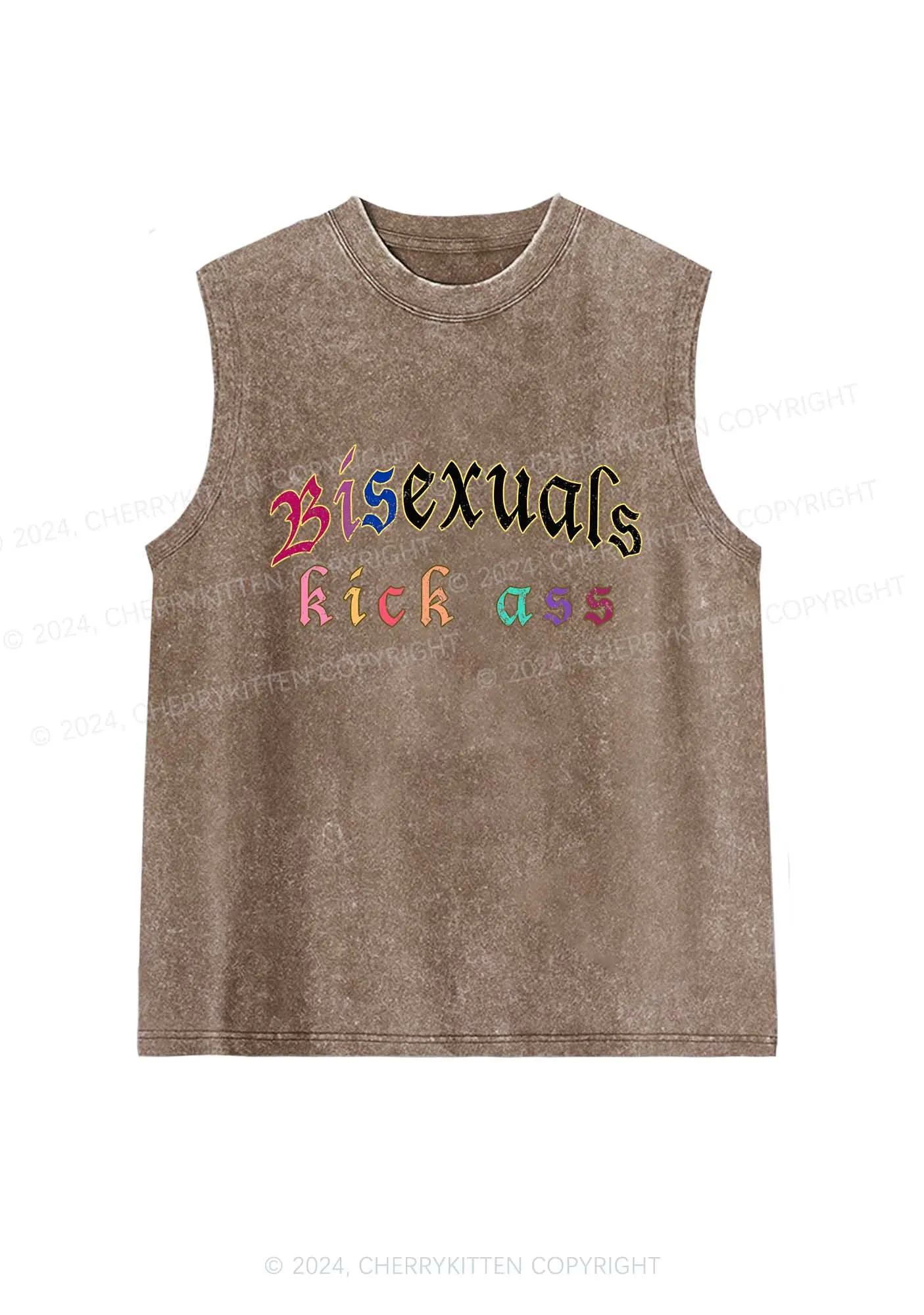 Bisexuals Kick Axx Y2K Washed Tank Cherrykitten