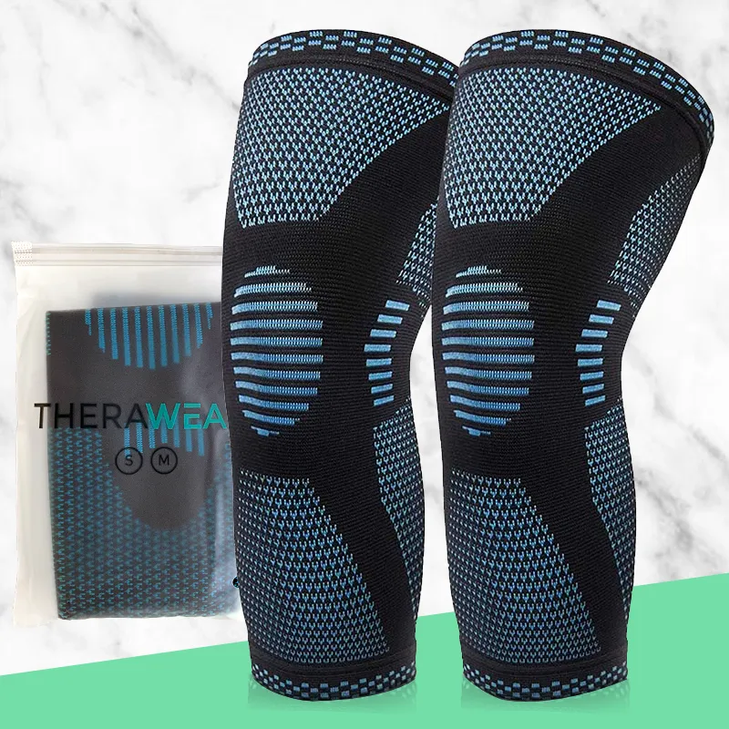 Black & Blue Knee Brace - 1 Piece