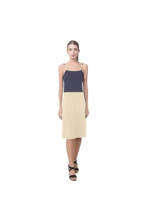 Blue Beige Alcestis Slip Dress (Model D05)