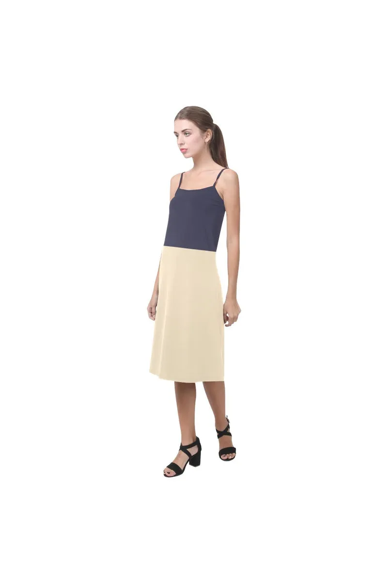 Blue Beige Alcestis Slip Dress (Model D05)