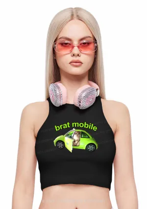 Brat Mobile Y2K Crop Tank Top Cherrykitten