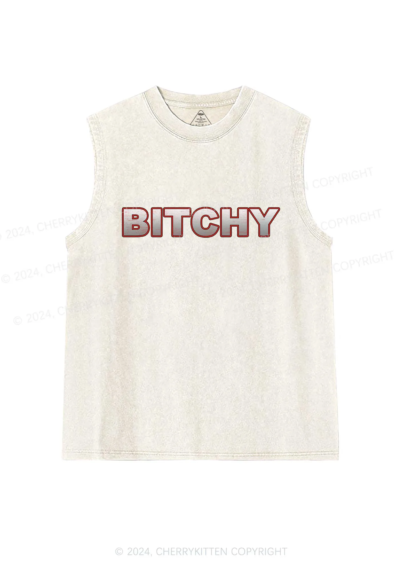 Bxxchy Y2K Washed Tank Cherrykitten