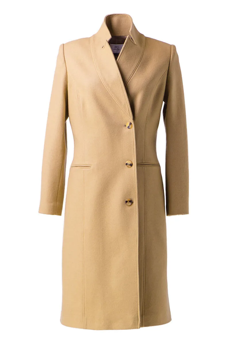 Camel wool coat