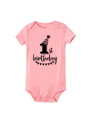 Charming ""My 1st Birthday"" Baby Romper - Perfect First Birthday Outfit