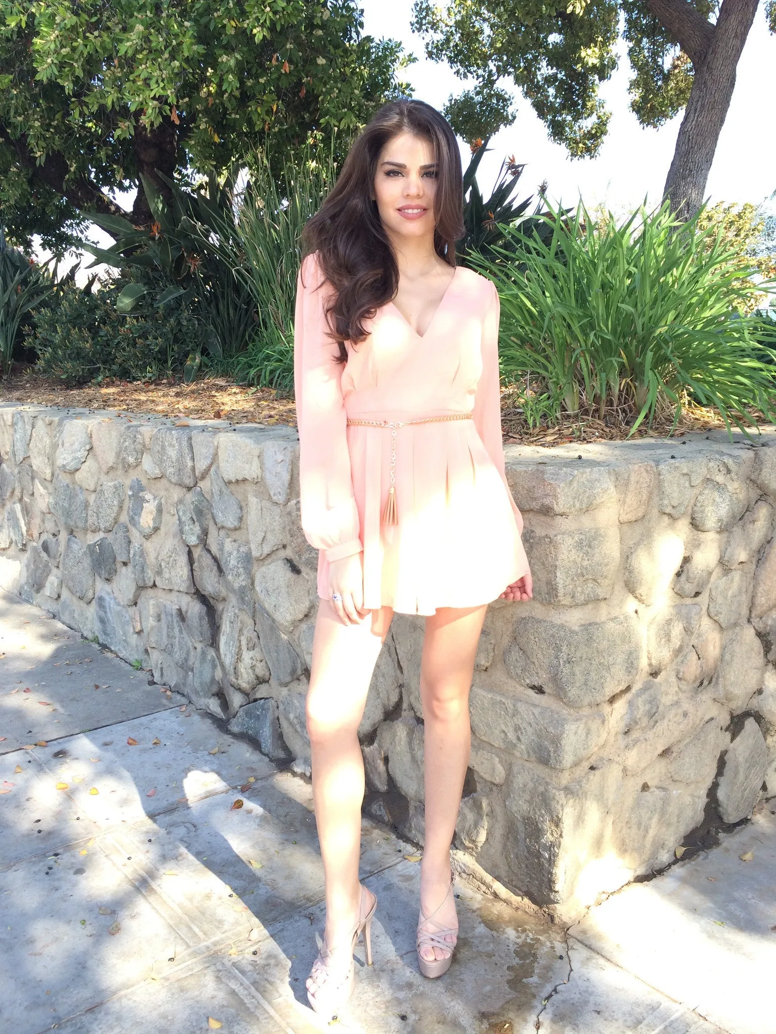 Chic Romper - Blush