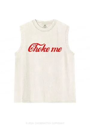 Choke Me Y2K Washed Tank Cherrykitten