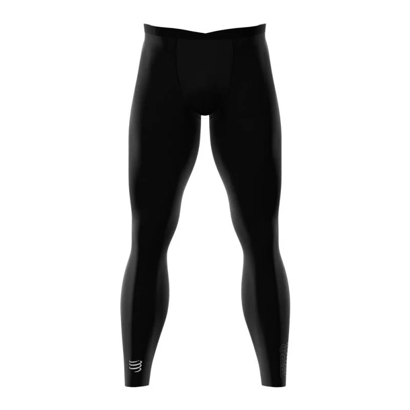 COMPRESSPORT UNISEX RUNNING UNDER CONTROL FULL TIGHTS-BLACK (LGRUN-99)