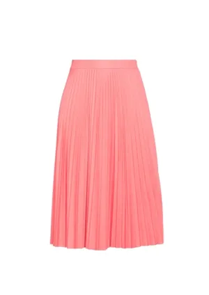 CORAL PLEATED SKIRT