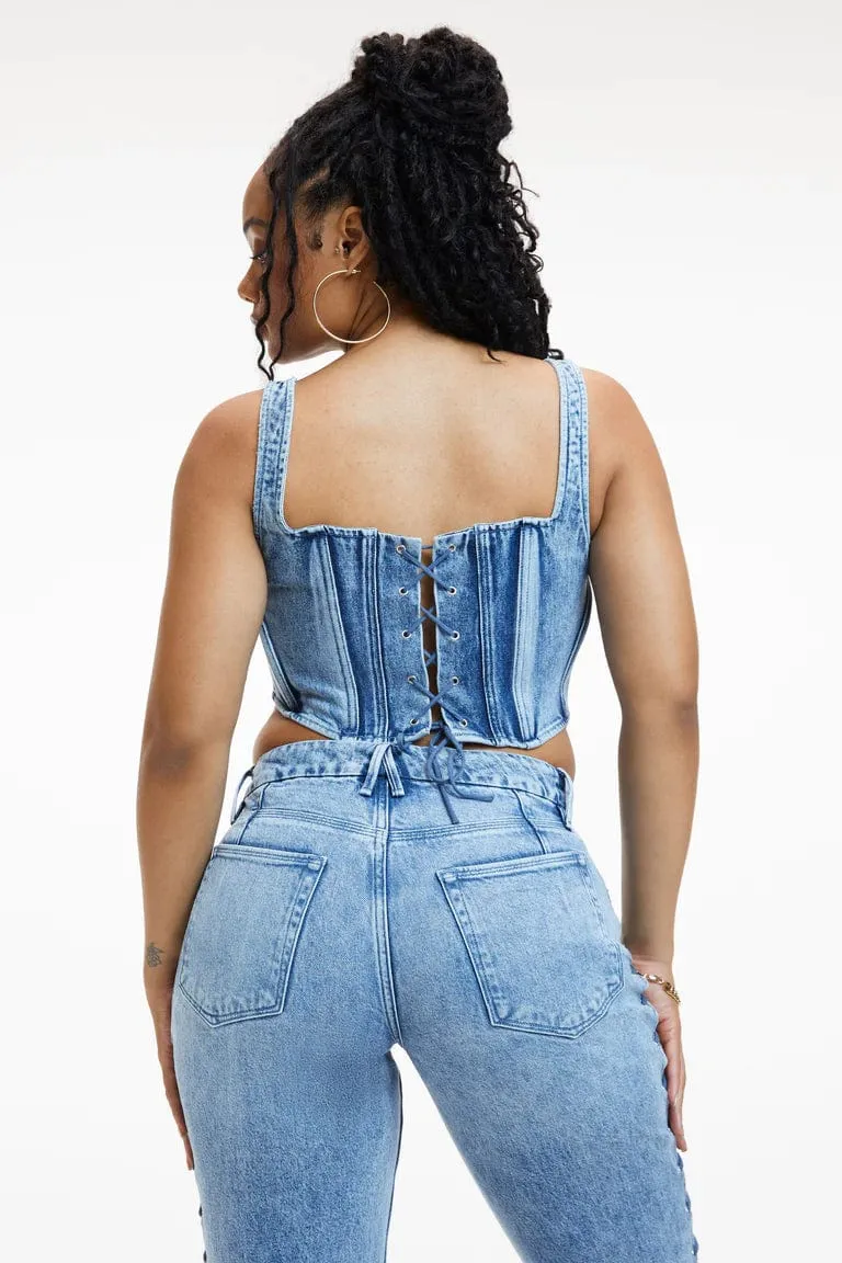 Denim Corset Indigo