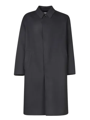 Double Wool Black Coat