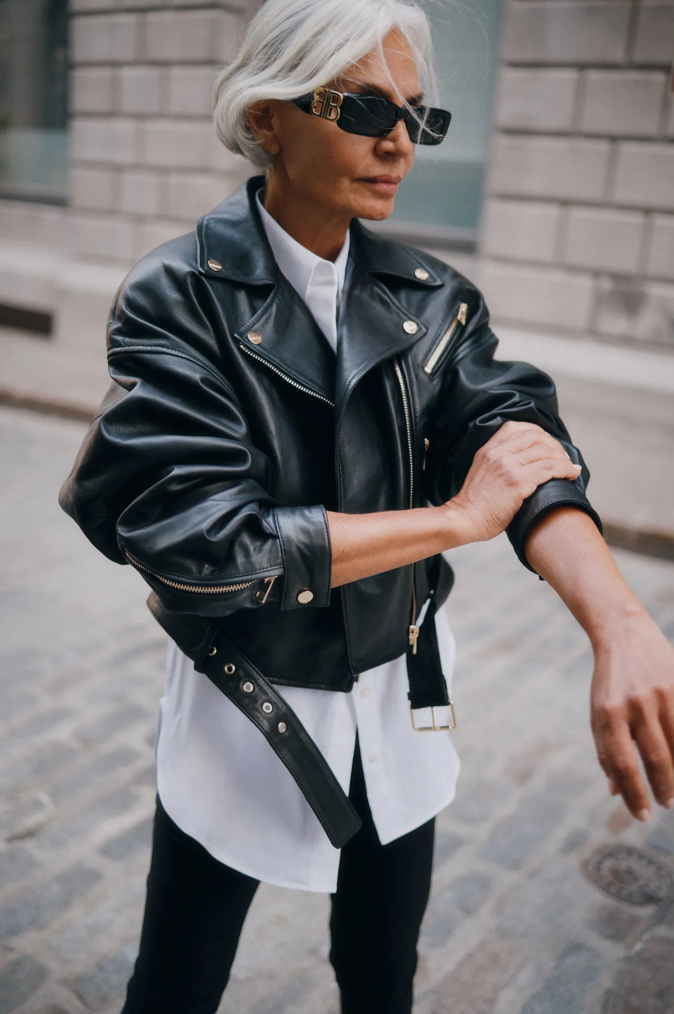 DYLAN | 80's Leather Biker Jacket