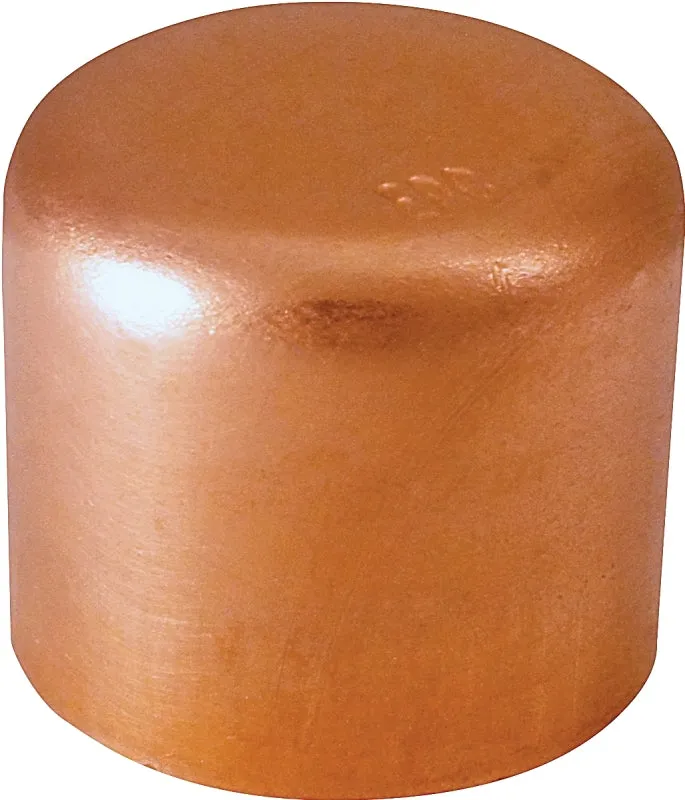 Elkhart Products 30634 Tube Cap, 1-1/4 in, Sweat, Wrot Copper :EA: QUANTITY: 1