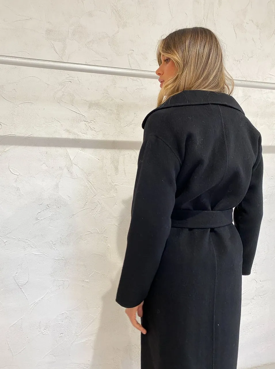 Friends with Frank The Matilda Coat in Black