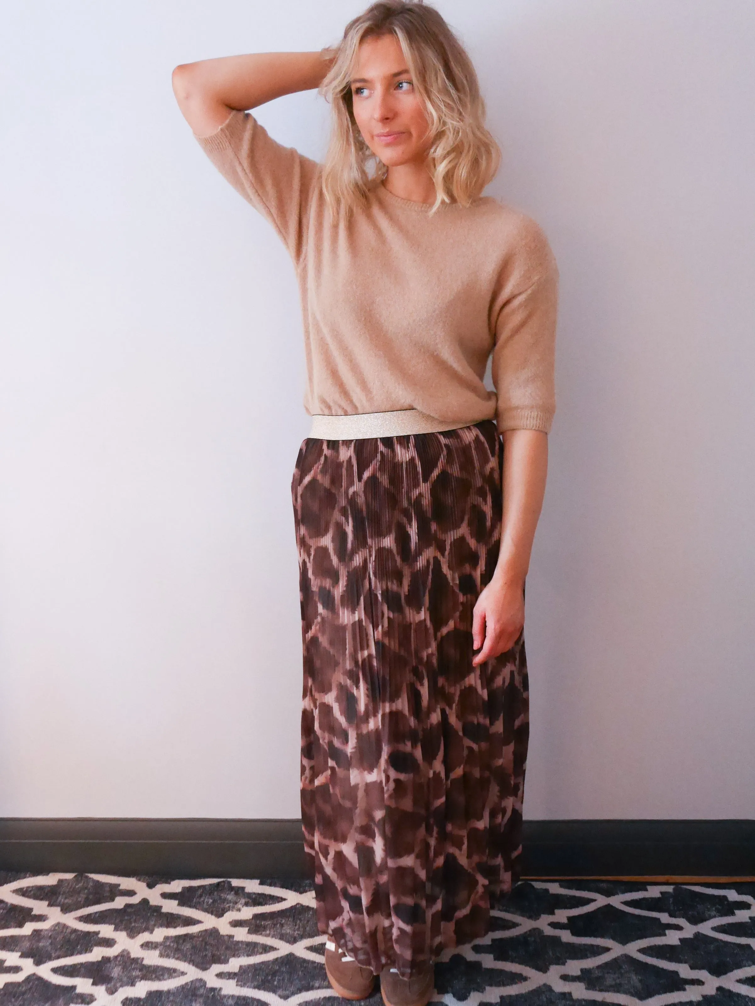 Gabrielle Skirt Brown