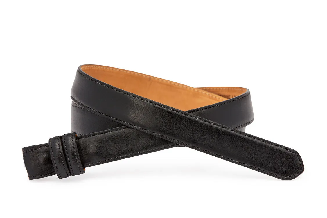 Glazed Calf Slide Belt Strap