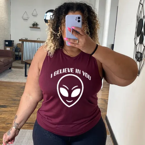 I Believe In You Muscle Tank