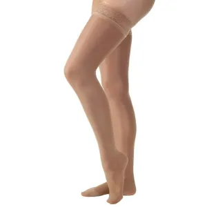 Jobst Ultrasheer Thigh High 15-20 Closed Toe Lace Suntan