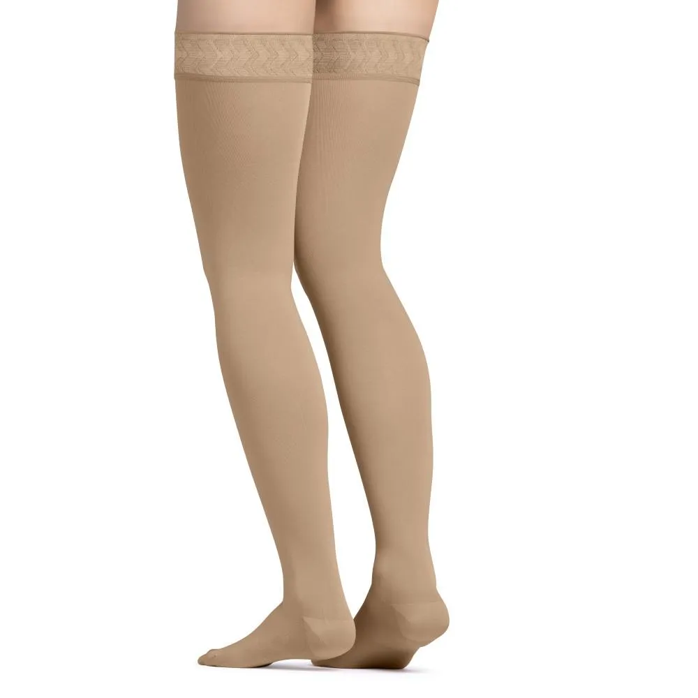 Jobst Womens Opaque Maternity Thigh High 15-20mmHg