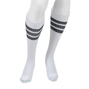 Juzo Power Comfort 15-20 mmHg Knee High Compression Socks Retro White