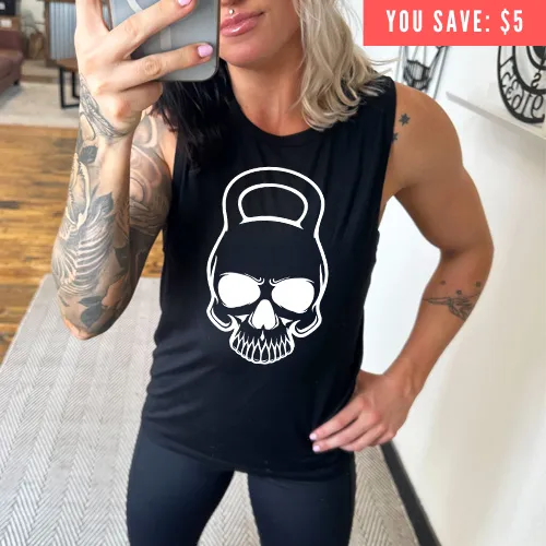 Kettlebell Skull Muscle Tank