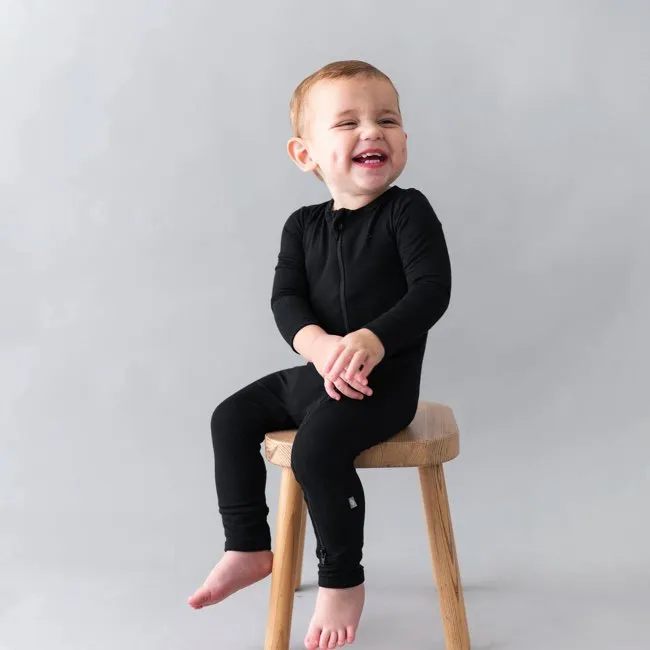 Kyte Baby Zippered Romper in Midnight