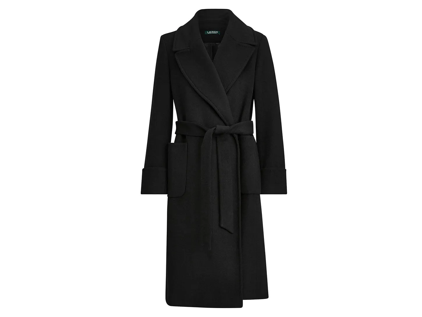 Lauren Ralph Lauren Wool Blend Wrap Coat