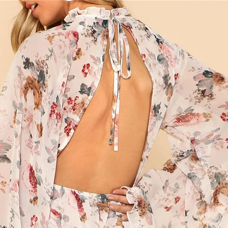 LILY & ROSE OPEN BACK ROMPER