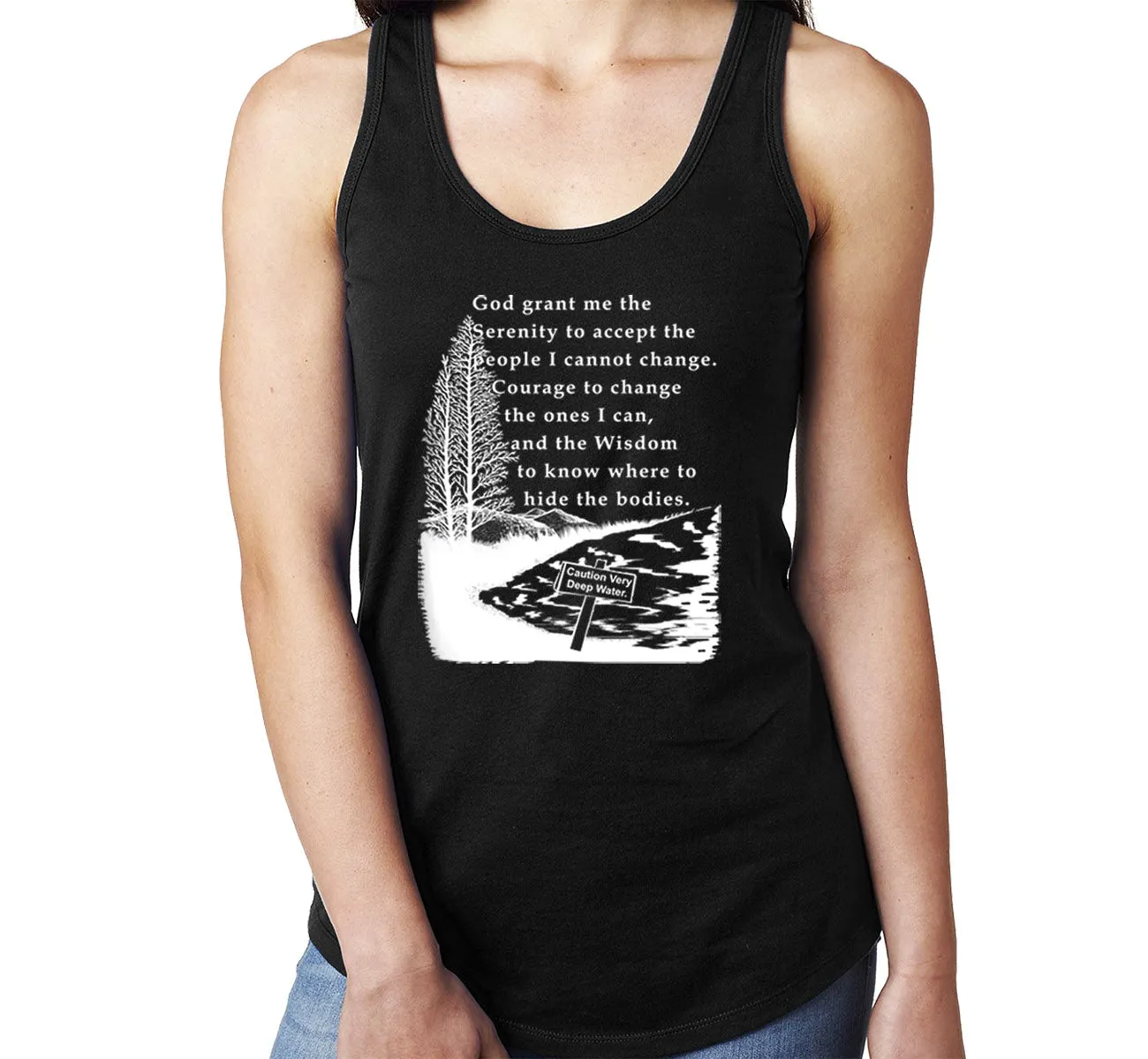 ltt- Twisted Serenity Ladies Tank Tops