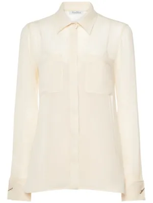 Max Mara   Silk georgette shirt 